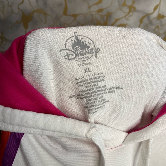 Disney Women's Hoodie and Sweatpants Walt Disney World Retro Stripe Two Piece - Picture 2 of 11